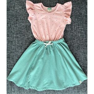 Little Road Co. Polka Dot Flutter Dress Size 6